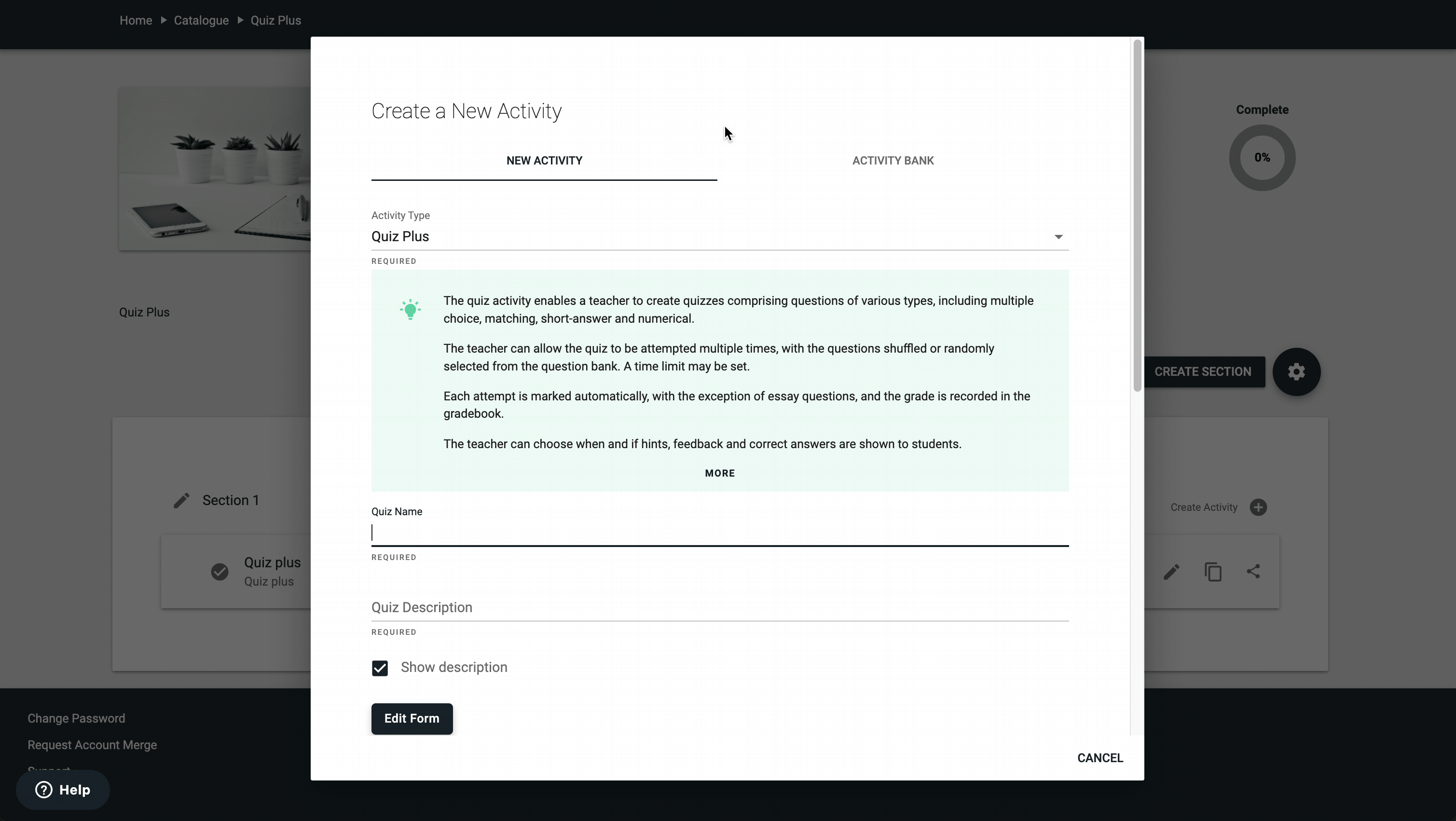 How to Create a Quiz Plus Activity