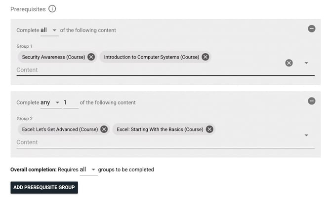 Course Prerequisites