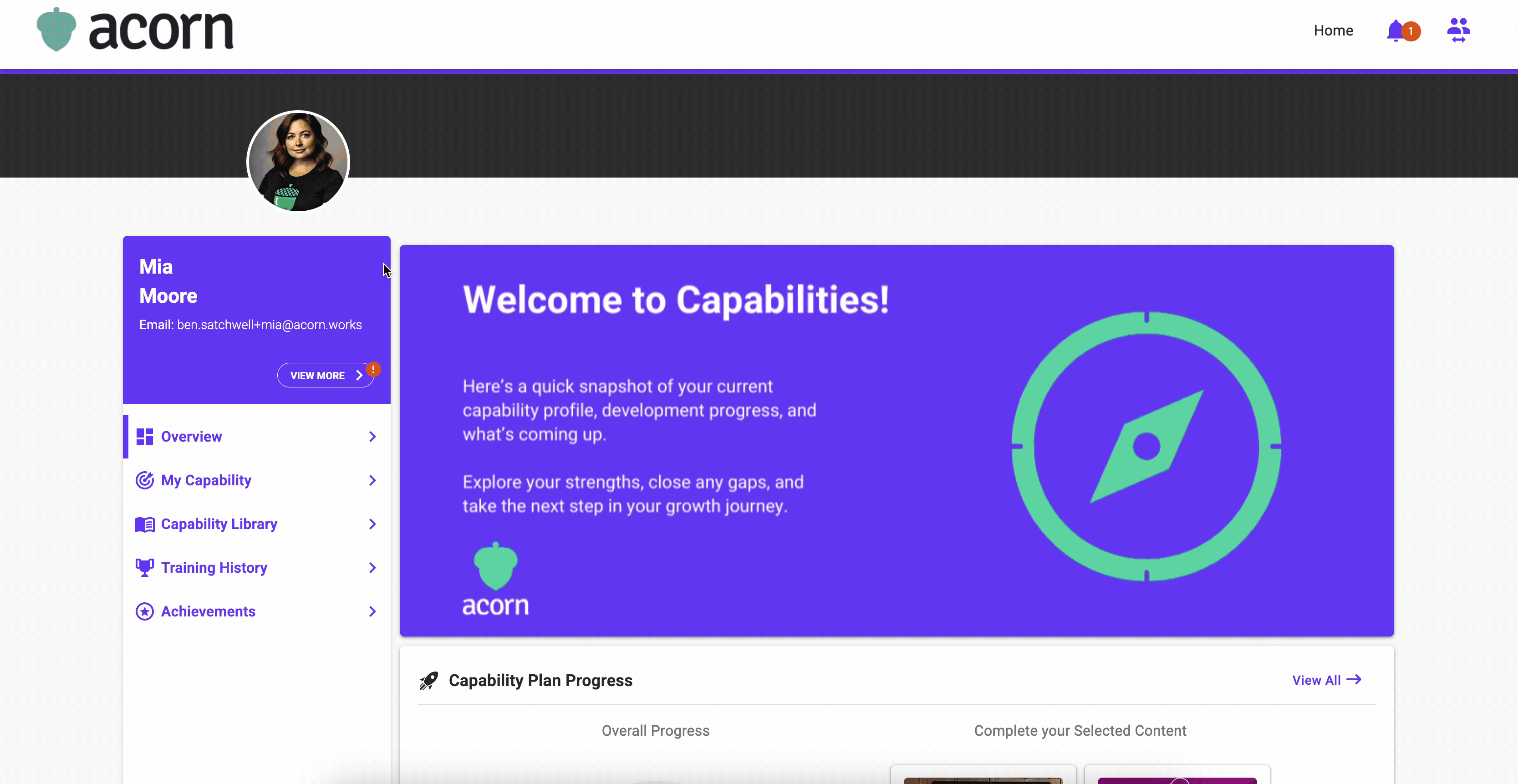 GIF How to Complete a Capability Assessment End User Guide