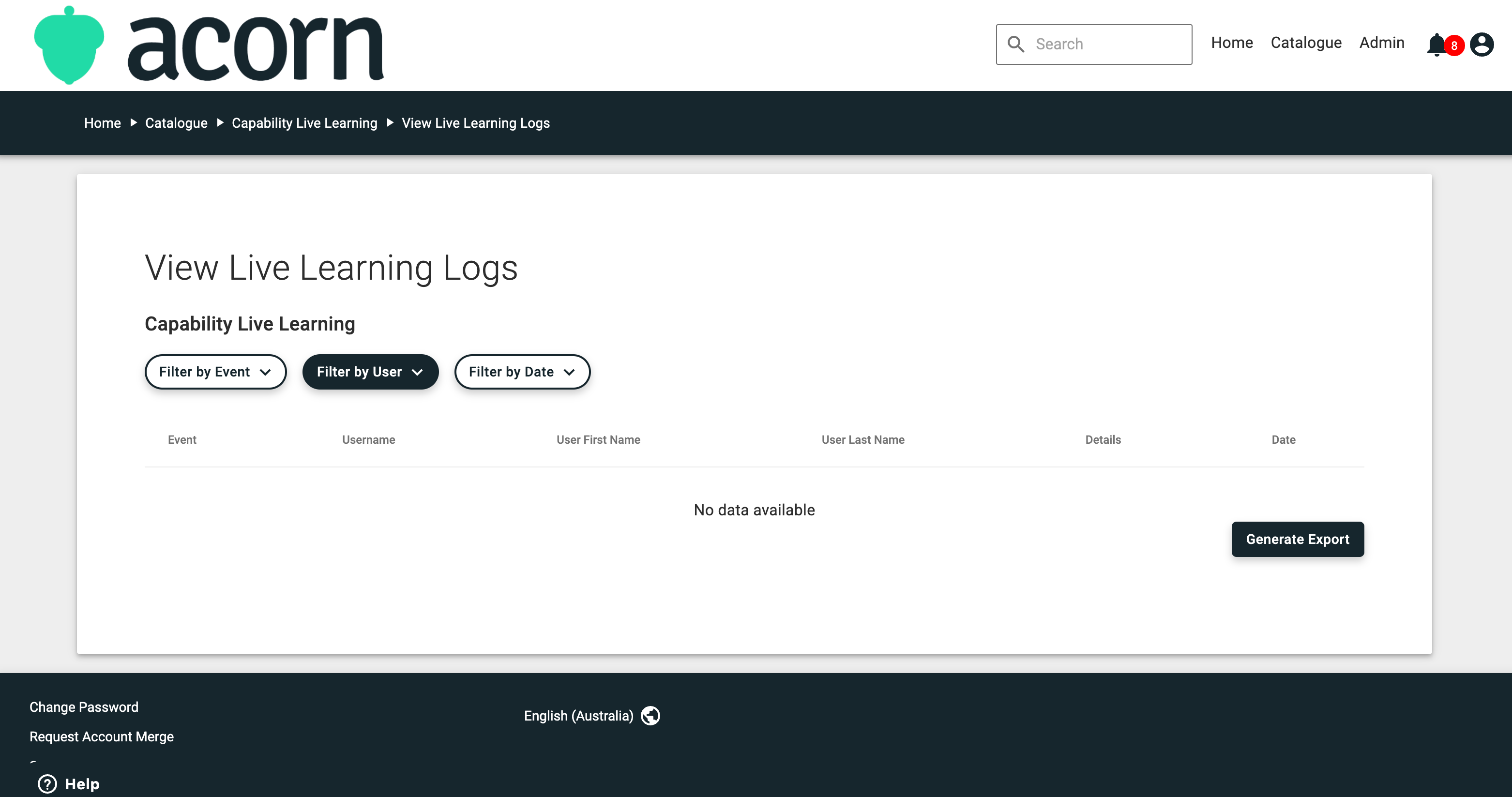 Live Learning Sign Live Learning Logs